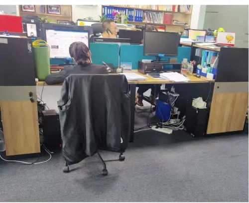 Employees in the office