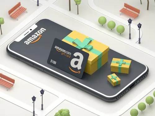 Amazon kartica i paketi pripremljeni za slanje