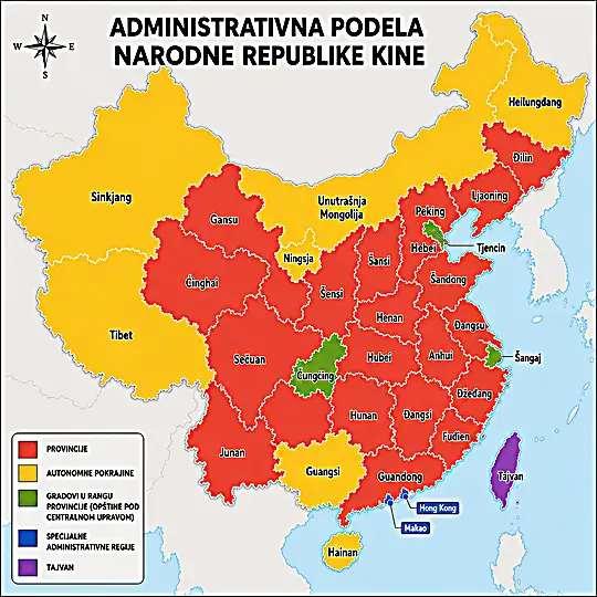Administrativna podela Kine