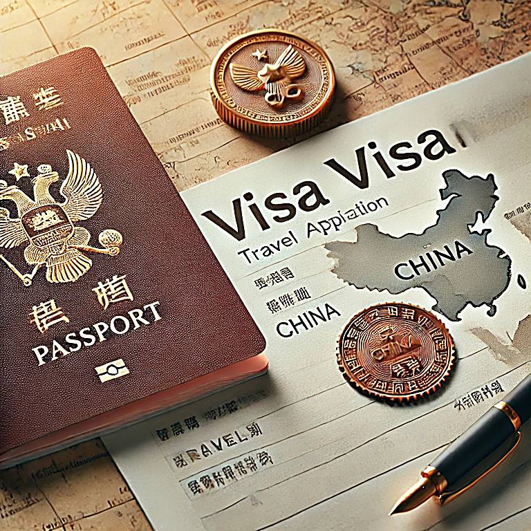 Chinese visa and documentation for entry into the People's Republic of China