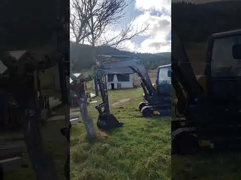 Bager u dvorištu kupca