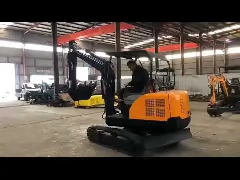 Mini excavator testing in China