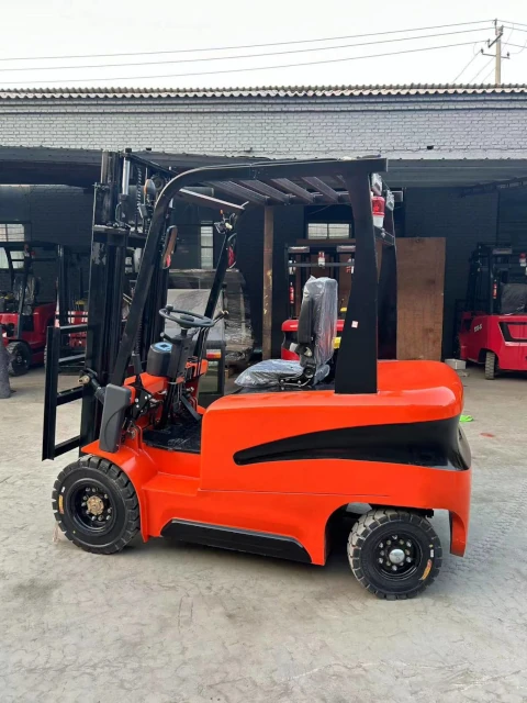 Forklift during testing
