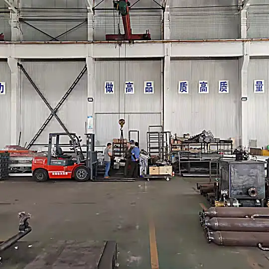 Proizvodni pogon kineske fabrike sa mašinama i opremom tokom inspekcije dobavljača
